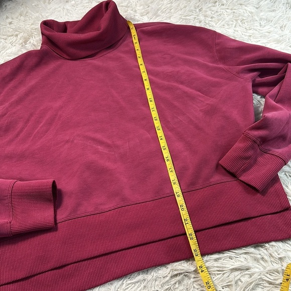 Lululemon Softstreme Turtleneck Pullover Pomegranate - Picture 3 of 8
